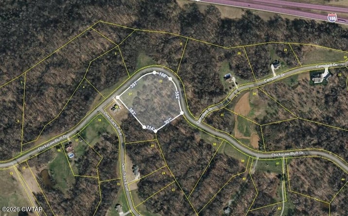 Pictures of Land property located at Lot 37 Chickasaw Bluff Drive, Dyersburg, TN 38024 for sales - image #1