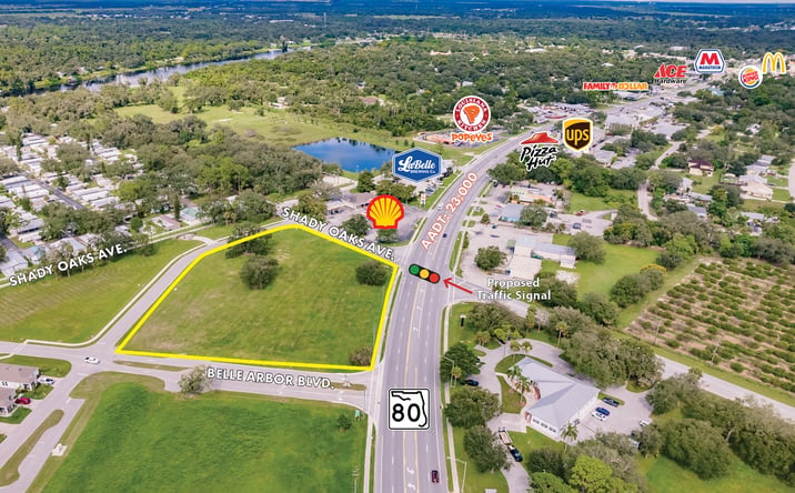 Pictures of Land property located at W. Hickpochee Ave. and Shady Oaks Ave., Labelle, FL 33935 for sales - image #1