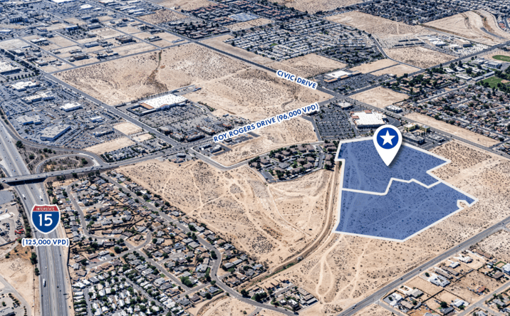 Pictures of Land property located at JSO Mojave Drive, Victorville, CA 92394 for sales - image #1