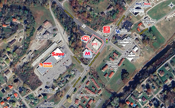 Pictures of Retail property located at 410 West Tom T Hall Boulevard, Olive Hill, KY 41164 for sales - image #1
