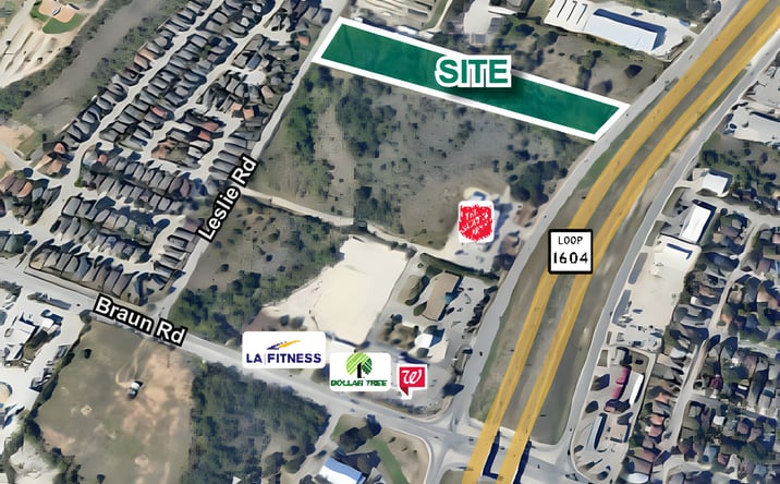 Pictures of Mixed Use, Land, Retail property located at Loop 1604 & Leslie Rd, San Antonio, TX 78254 for sales - image #1