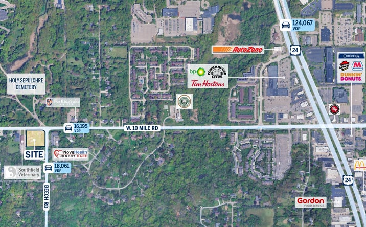 Pictures of Land property located at 25815 10 Mile Road, Southfield, MI 48033-2832 for sales - image #1