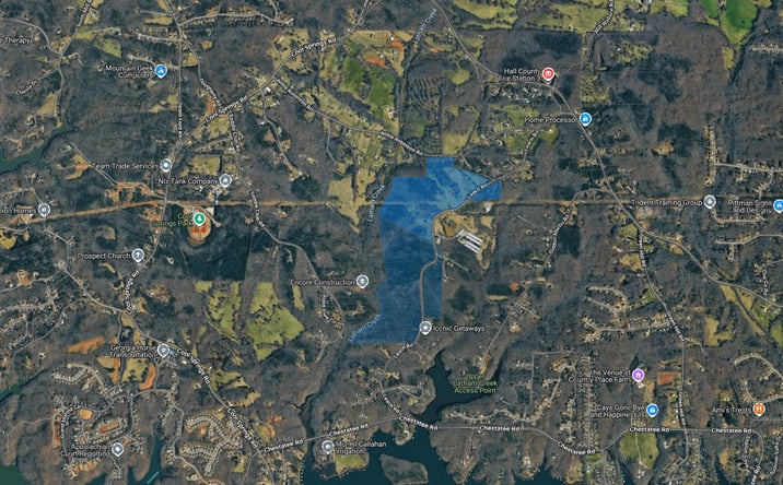 Pictures of Land property located at 3955 Leach Road, Gainesville, GA 30506, 4055 Leach Road, Gainesville, GA 30506 for sales - image #1