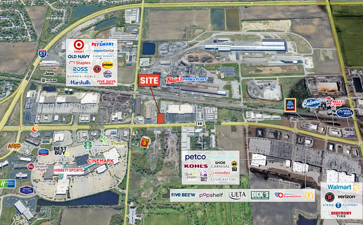 Pictures of Land property located at 1811 IL-50, Bourbonnais, IL 60914 for sales - image #1