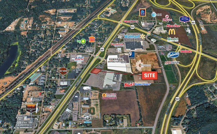 Pictures of Land property located at 2583 S. Prairie View Road, Chippewa Falls, WI 54729 for sales - image #1