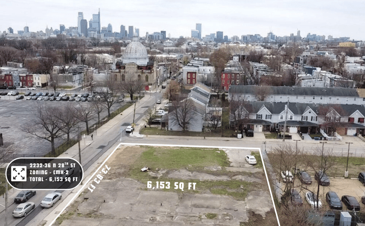 Pictures of Land property located at 2232-36 N 28TH ST, PHILADELPHIA, PA 19132 for sales - image #1
