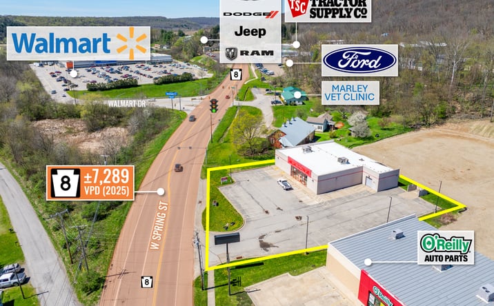 Pictures of Retail property located at 1028 West Spring Street, Titusville, PA 16354 for sales - image #1