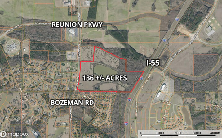 Pictures of Land property located at Bozeman Road, Madison, MS 39110 for sales - image #1