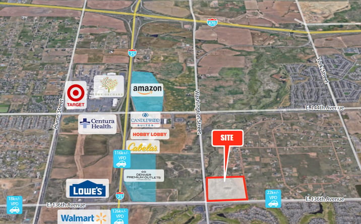 Pictures of Land property located at Northeast Corner of E. 136th Avenue  & Washington Street, Thornton, CO 80602 for sales - image #1