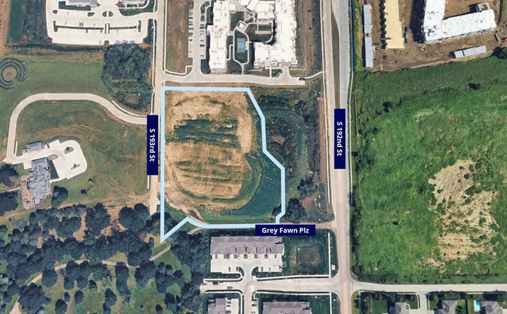 Pictures of Land property located at NEC, 193rd & Grey Fawn Plaza, Omaha, NE 68130 for sales - image #1