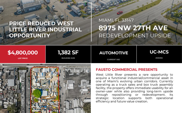 Pictures of Industrial property located at 8975 NW 27th Ave, Miami, FL 33147 for sales - image #1
