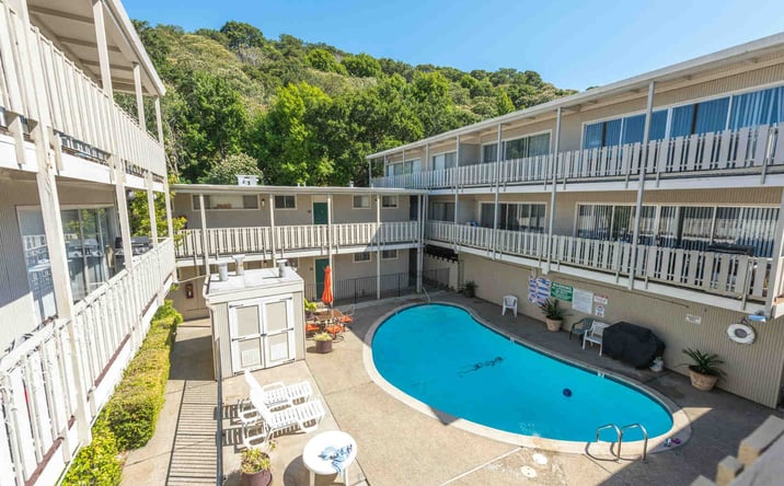 Pictures of Multifamily property located at 2401 Carlmont Dr, Belmont, CA 94002 for sales - image #1