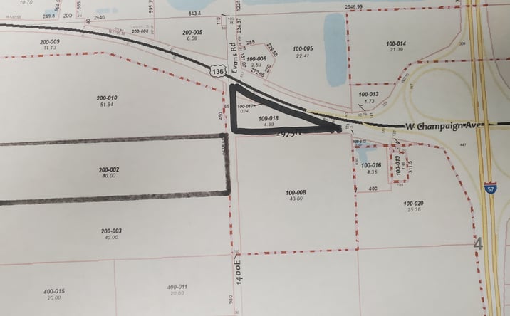 Pictures of Land property located at 2995 COUNTY RD 1400 E, RANTOUL, IL 61866 for sales - image #1