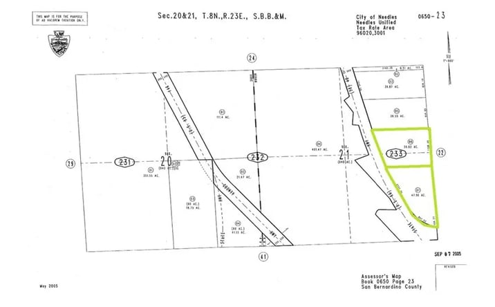 Pictures of Land, Special Purpose property located at 65023306 Interstate-40/five Mile, Needles, CA 92363 for sales - image #1