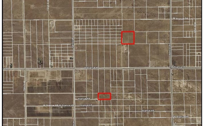 Pictures of Land property located at 65th Street W @ W Avenue G12, Lancaster, CA 93536, Avenue H4 @ 67th  W, Lancaster, CA 93536 for sales - image #1