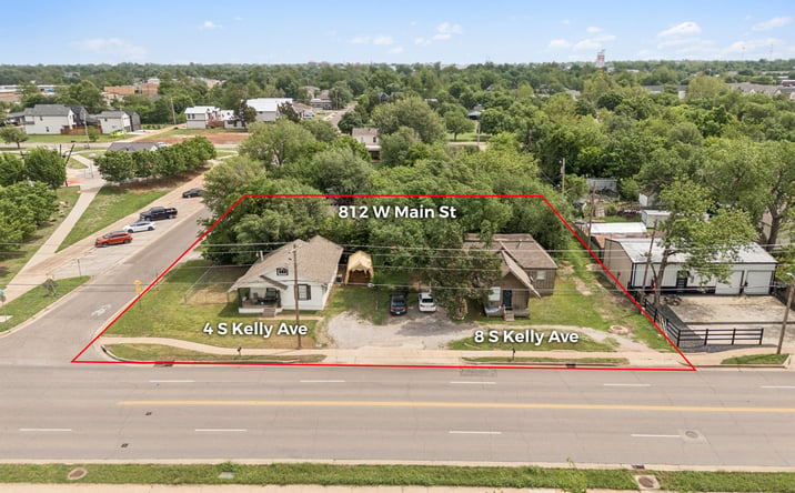 Pictures of Multifamily, Land property located at 812 West Main Street, Edmond, OK 73003, 4 South Kelly Avenue, Edmond, OK 73003, 8 South Kelly Avenue, Edmond, OK 73003 for sales - image #1