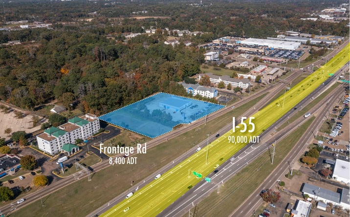 Pictures of Retail property located at 5719 Interstate 55 South Frontage Road, Jackson, MS 39206 for sales - image #1