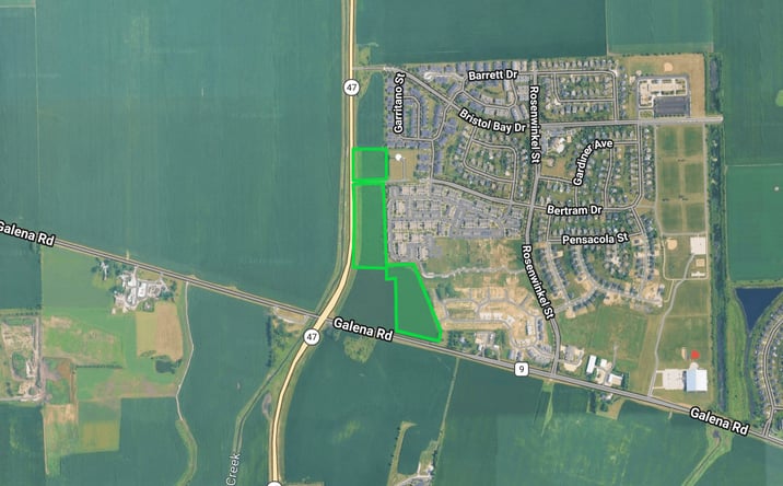 Pictures of Land property located at Route 47 & Galena Rd, Yorkville, IL 60512 for sales - image #1