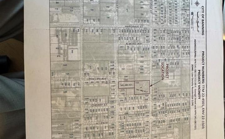 Pictures of Land property located at 1130 E George, Banning, CA 92220 for sales - image #1