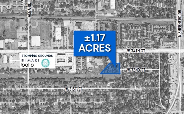 Pictures of Land property located at 824 W 32nd St, Houston, TX 77018, 828 W 32nd St, Houston, TX 77018 for sales - image #1
