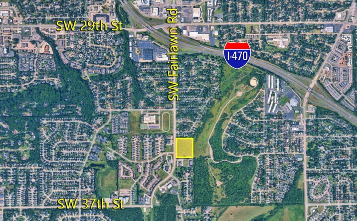 Pictures of Land property located at 3420 SW Fairlawn Rd, Topeka, KS 66614 for sales - image #1