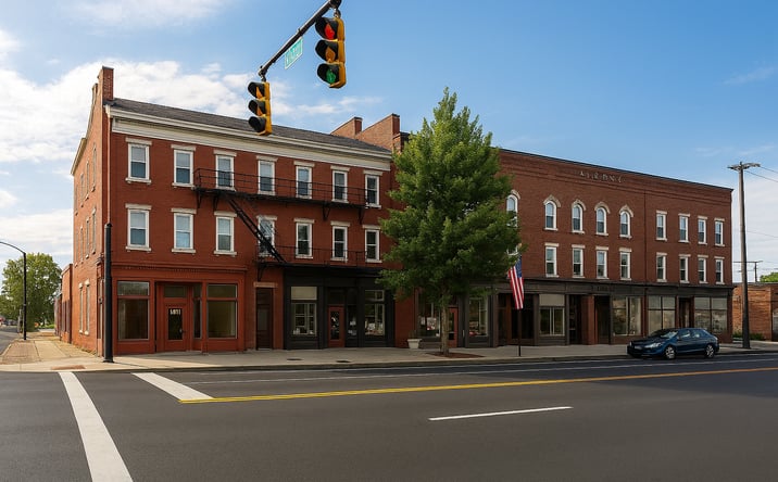 Pictures of Retail, Multifamily, Mixed Use property located at 1 East High Street, London, OH 43140 for sales - image #1