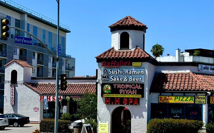 Pictures of Retail property located at 1651-1657 N. La Brea Ave., Los Angeles, CA 90028 for sales - image #1