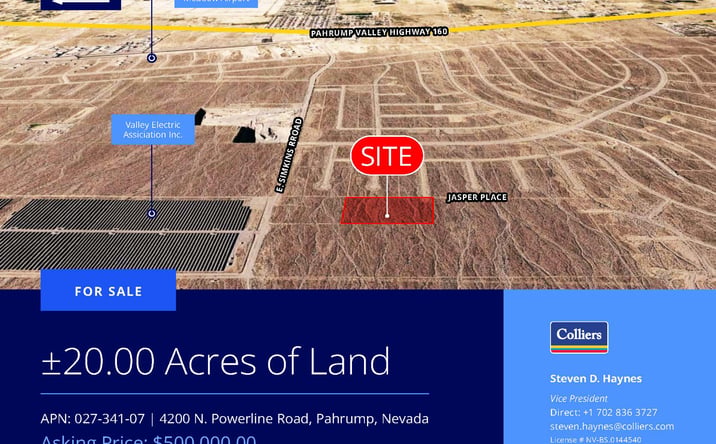 Pictures of Land property located at 4200 N POWERLINE RD, PAHRUMP, NV 89060 for sales - image #1
