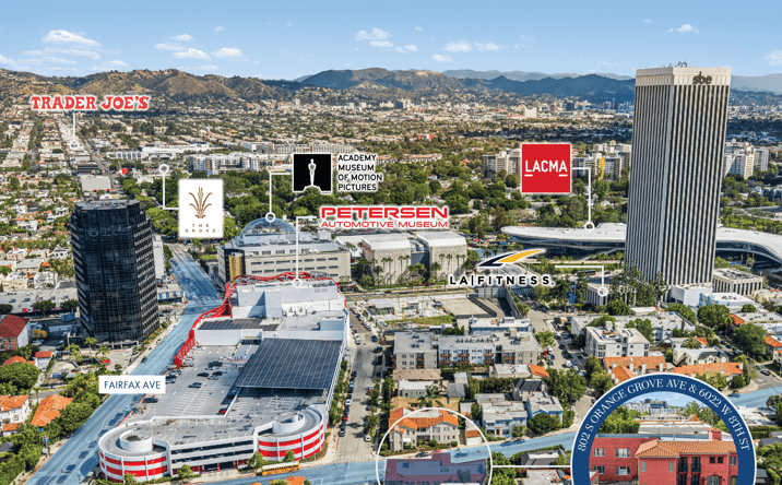 Pictures of Multifamily property located at 802 S Orange Grove Ave & 6022 W 8th St, Los Angeles, CA 90036 for sales - image #1