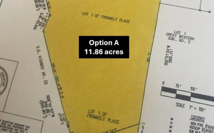 Pictures of Retail, Industrial, Land property located at TBD Central Avenue #Option A, Dubuque, IA 52001 for sales - image #1