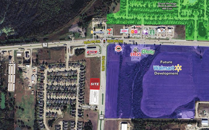 Pictures of Retail, Office, Land property located at State Highway 205, Lavon, TX 75166 for sales - image #1