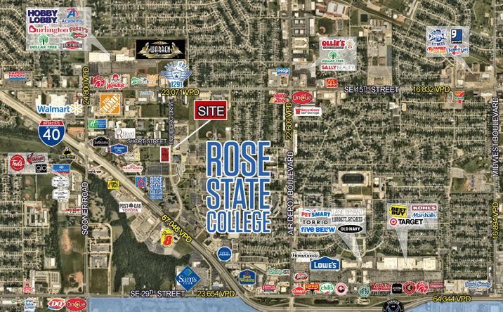 Pictures of Multifamily, Hospitality, Land property located at 1805 Hudiburg Drive, Midwest City, OK 73110 for sales - image #1