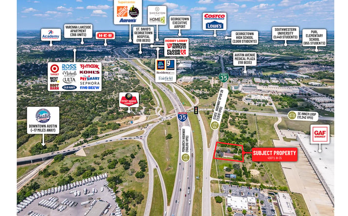 Pictures of Office property located at 4307 South Interstate 35 Frontage Road, Georgetown, TX 78626 for sales - image #1