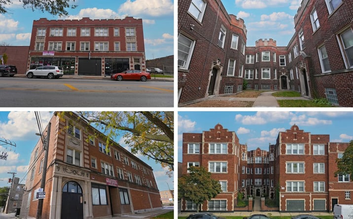 Pictures of Multifamily, Mixed Use property located at 319-25 E. 79th Street, Chicago, IL 60619, 7431-47 S. King Drive, Chicago, IL 60619, 7908 S. Prairie Avenue, Chicago, IL 60619, 8249-59 S. Evans Avenue, Chicago, IL 60619 for sales - image #1