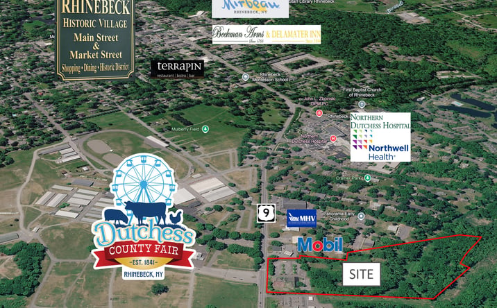 Pictures of Retail, Land, Hospitality property located at 6595 RTE 9, RHINEBECK, NY 12572-3718 for sales - image #1