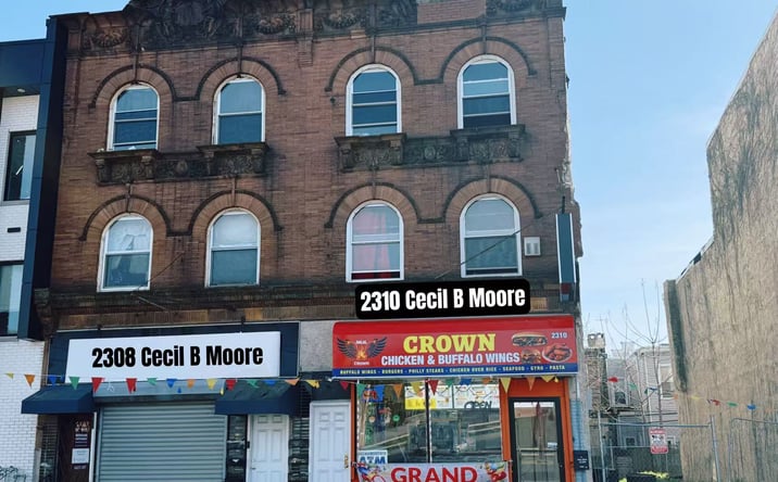Pictures of Retail, Multifamily, Mixed Use property located at 2310 Cecil B. Moore Avenue, Philadelphia, PA 19121 for sales - image #1