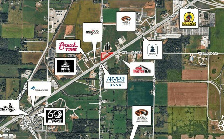 Pictures of Land property located at 6229 W US Highway 60, Brookline, MO 65619 for sales - image #1