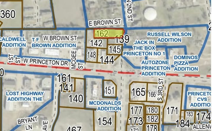 Pictures of Land property located at 105 E Brown St, Princeton, TX 75407 for sales - image #1