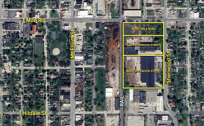 Pictures of Industrial, Land property located at 18695 Sherwood St, Detroit, MI 48234 for sales - image #1