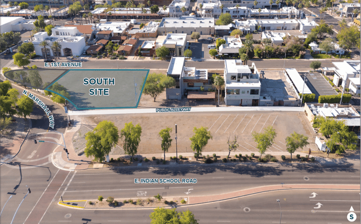 Pictures of Land property located at Southwest Corner of Indian School Rd & Marshall Way, Scottsdale, AZ 85251 for sales - image #1