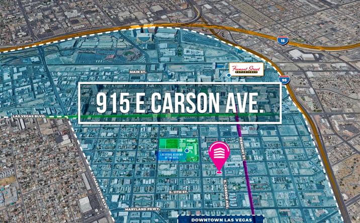Pictures of Land property located at 915 E. Carson Ave., Las Vegas, NV 89101 for sales - image #1