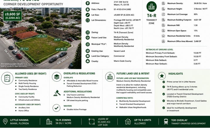 Pictures of Land property located at 2141 SW 3rd St, Miami, FL 33135 for sales - image #1