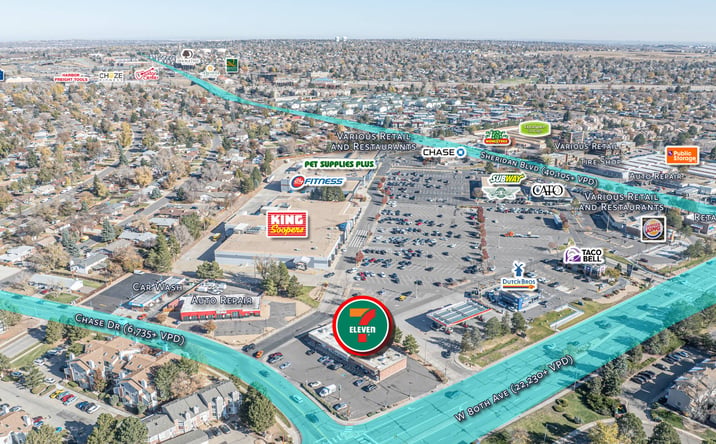Pictures of Retail property located at 8002 CHASE DR, ARVADA, CO 80003-1806 for sales - image #1