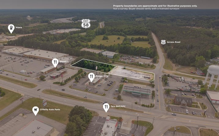 Pictures of Retail, Industrial, Office, Hospitality property located at 00 E Main Extension, South Hill, VA 23970 for sales - image #1