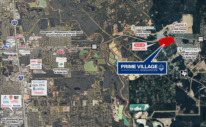 Pictures of Retail, Mixed Use, Land property located at Farm to Market Road 1314, Conroe, TX 77302 for sales - image #1