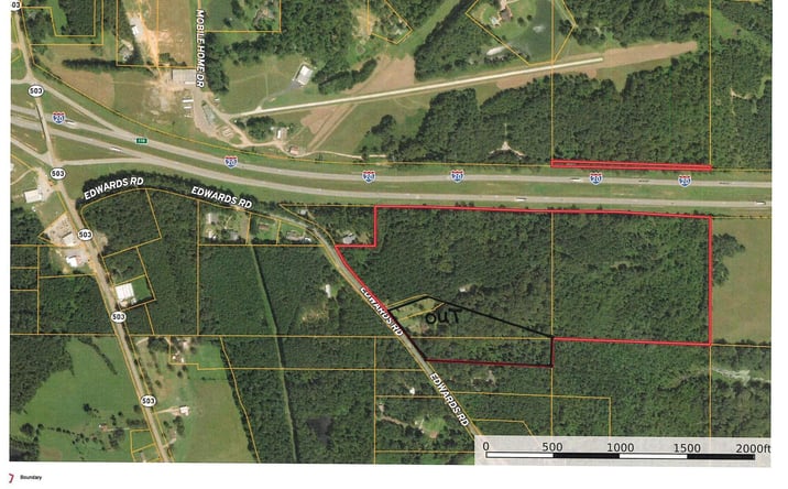 Pictures of Land property located at Edwards Road, Hickory, MS 39332 for sales - image #1