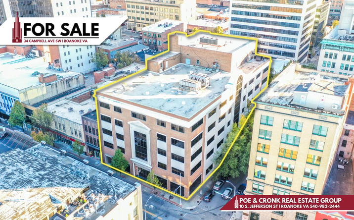 Pictures of Office property located at 34 Campbell Avenue Southeast, Roanoke, VA 24011 for sales - image #1