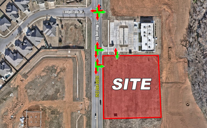Pictures of Land property located at NEQ of SW 59th St & Mustang Rd, Mustang, OK 73064 for sales - image #1