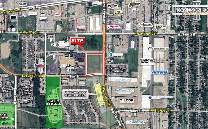 Pictures of Land property located at Nwc - S Great Sw Pkwy & Osler Dr, Grand Prairie, TX 75051 for sales - image #1