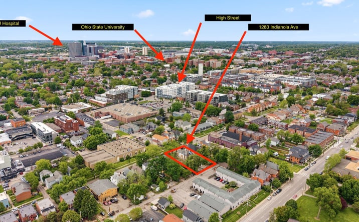 Pictures of Land, Multifamily property located at 1280 Indianola Avenue, Columbus, OH 43201 for sales - image #1